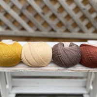 Four colour Milburn 4ply/fingering weight yarn pack - Retro (200g)