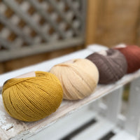 Four colour Milburn 4ply/fingering weight yarn pack - Retro (200g)