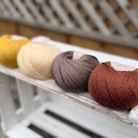 Four colour Milburn 4ply/fingering weight yarn pack - Retro (200g)