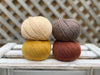 Four colour Milburn 4ply/fingering weight yarn pack - Retro (200g)