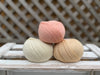 Three colour Milburn 4ply/fingering weight yarn pack - Peachy (150g)
