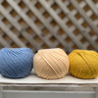Three colour Milburn DK yarn pack - Beach Hut (150g)