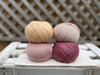 Four colour Milburn DK yarn pack - Soft Pinks (200g)