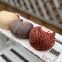 Three colour Milburn DK yarn pack - Warm Tones (150g)