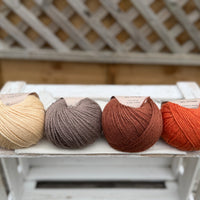 Four colour Milburn DK yarn pack - Autumn (200g)