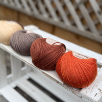 Four colour Milburn DK yarn pack - Autumn (200g)