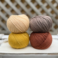 Four colour Milburn DK yarn pack - Retro (200g)