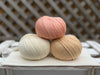 Three colour Milburn DK yarn pack - Peachy (150g)