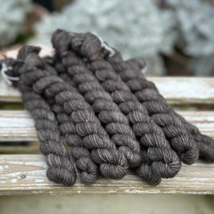 Brimham 4ply Mini Skein in Charcoal (Dyelot 041124)