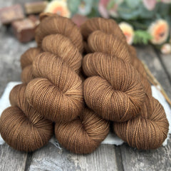 Brimham 4ply High Twist in Chestnut (Dyelot 180725)