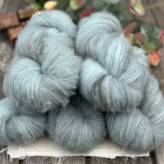 Brimham Fluff (lace) in Slate (Dyelot 030725)