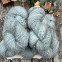 Brimham Fluff (lace) in Slate (Dyelot 030725)