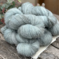Brimham Fluff (lace) in Slate (Dyelot 030725)