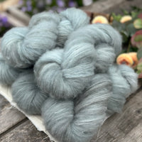 Brimham Fluff (lace) in Slate (Dyelot 030725)