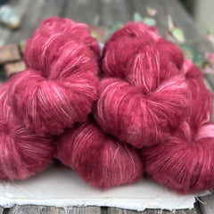 Brimham Fluff (lace) in Faded Bloom (Dyelot 030725)