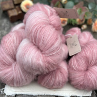 Brimham Fluff (lace) in Rambling Rose (Dyelot 030725)