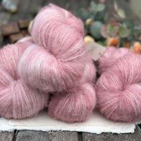 Brimham Fluff (lace) in Rambling Rose (Dyelot 030725)