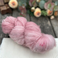 Brimham Fluff (lace) in Rambling Rose (Dyelot 030725) - seconds skein