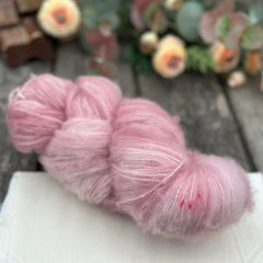 Brimham Fluff (lace) in Rambling Rose (Dyelot 030725) - seconds skein