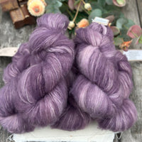 Brimham Fluff (lace) in Thunder (Dyelot 030725)