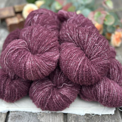 Brimham Boucle (lace) in Black Magic Rose (Dyelot 170725)