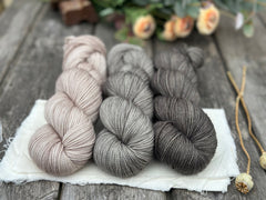 Three colour 4ply yarn packs