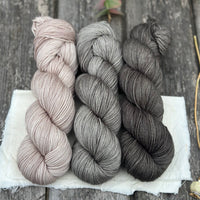 Three colour Brimham 4ply High Twist yarn pack - Neutrals