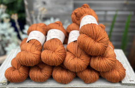 Brimham Aran in Rust (Dyelot 210825)