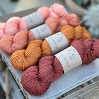 Four colour hand dyed Titus 4ply yarn pack - Late Summer
