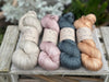 Four colour hand dyed Rosedale/Titus 4ply yarn pack - Pastels