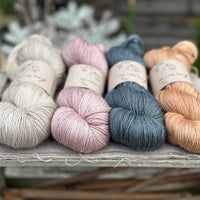 Four colour hand dyed Rosedale/Titus 4ply yarn pack - Pastels