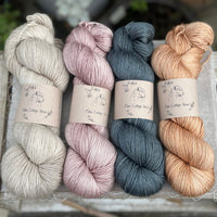 Four colour hand dyed Rosedale/Titus 4ply yarn pack - Pastels