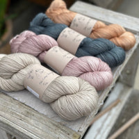 Four colour hand dyed Rosedale/Titus 4ply yarn pack - Pastels