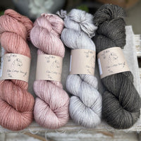 Four colour hand dyed Rosedale/Titus 4ply yarn pack - Soft Pinks