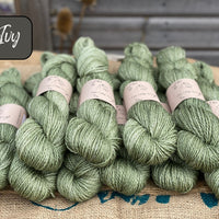 Dyed-to-order sweater quantities - Keld Fingering (90% superwash merino/ 10% linen) hand dyed to order