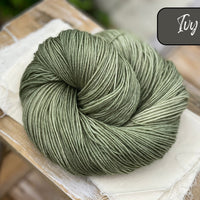 Dyed-to-order sweater quantities - Pendle Aran (100% superwash merino) hand dyed to order