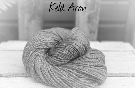 Dyed-to-order sweater quantities - Keld Aran (90% superwash merino/ 10% linen) hand dyed to order