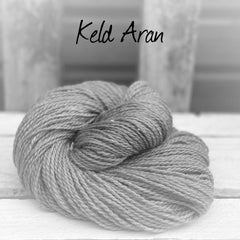 Dyed-to-order sweater quantities - Keld Aran (90% superwash merino/ 10% linen) hand dyed to order