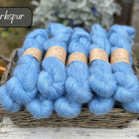 Dyed-to-order sweater quantities - Eldwick Lace (72% superkid mohair/28% silk) hand dyed to order