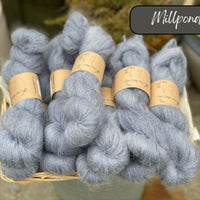 Dyed-to-order sweater quantities - Eldwick Lace (72% superkid mohair/28% silk) hand dyed to order