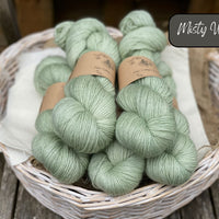 Dyed-to-order sweater quantities - Pendle Aran (100% superwash merino) hand dyed to order