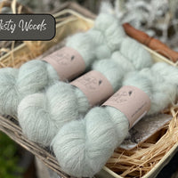 Dyed-to-order sweater quantities - Lowther Lace (75% baby suri alpaca/25% silk) hand dyed to order