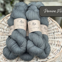 Dyed-to-order sweater quantities - Bowland 4ply (100% bluefaced leicester) hand dyed to order