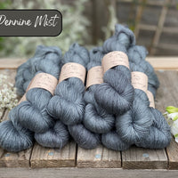 Dyed-to-order sweater quantities - Keld Twist (83.3% superwash merino/ 16.7% linen) hand dyed to order