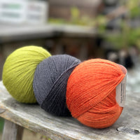 Three colour Milburn 4ply yarn pack -1 (150g)