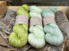 Three colour hand dyed Brimham 4ply yarn pack -9