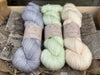 Three colour hand dyed Brimham 4ply yarn pack -2