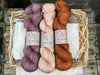 Three colour Keld Fingering weight yarn pack -1 (Peppy Scarf from Laine Magazine)