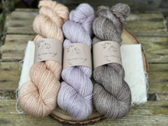 Three colour 4ply yarn packs