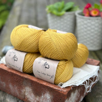 Balls of yellow yarn